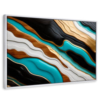 Cuadros Decorativos Canvas Revolution | Rio Oro Turquesa | Rectangular | Portada