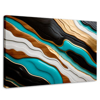 Cuadros Decorativos Canvas Revolution | Rio Oro Turquesa | Rectangular | Portada