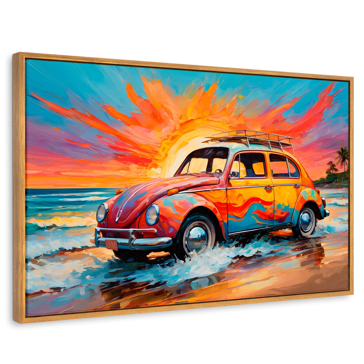 Cuadros Decorativos Canvas Revolution | Rodando Verano | Rectangular | Portada | Marco Madera