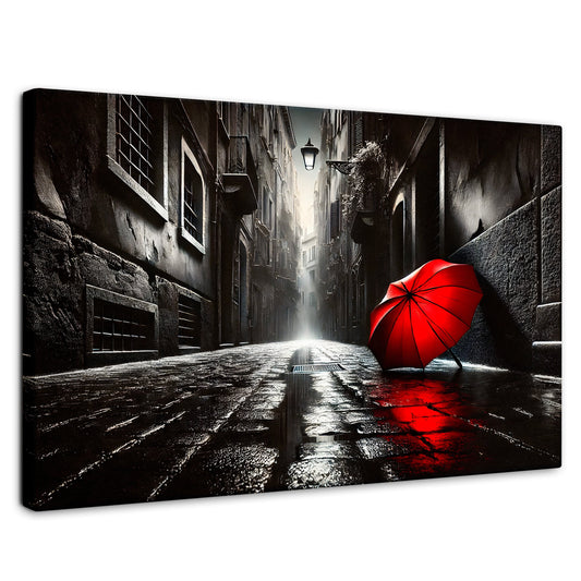 Cuadros Decorativos Canvas Revolution | Rojo Al Viento | Rectangular | Portada | Marco SinMarco