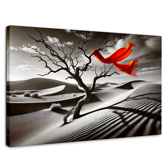 Cuadros Decorativos Canvas Revolution | Rojo Entre Espinas | Rectangular | Portada | Marco SinMarco