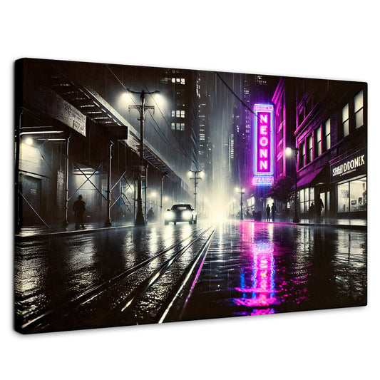 Cuadros Decorativos Canvas Revolution | Rosa Nocturno | Rectangular | Portada | Marco SinMarco