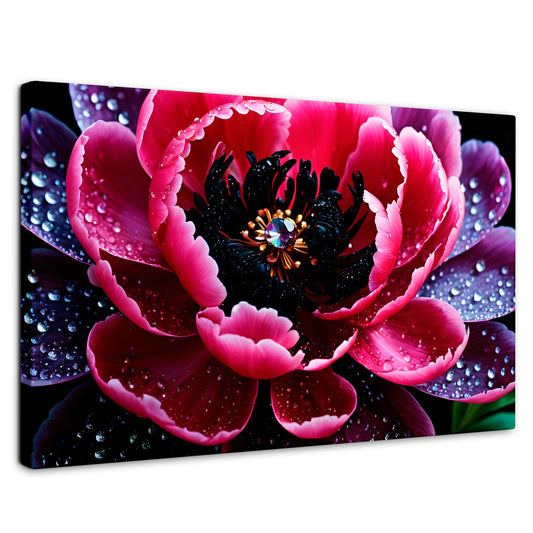 Cuadros Decorativos Canvas Revolution | Rosa Purpura Eterna | Rectangular | Portada | Marco SinMarco