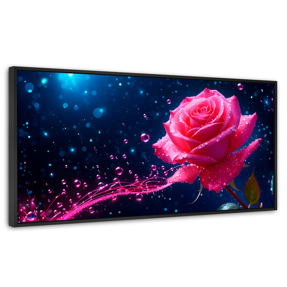 Cuadros Decorativos Canvas Revolution | Rosa Radiante Sueno | Panoramico | Portada