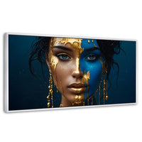 Cuadros Decorativos Canvas Revolution | Rostro Abstracto | Panoramico | Portada