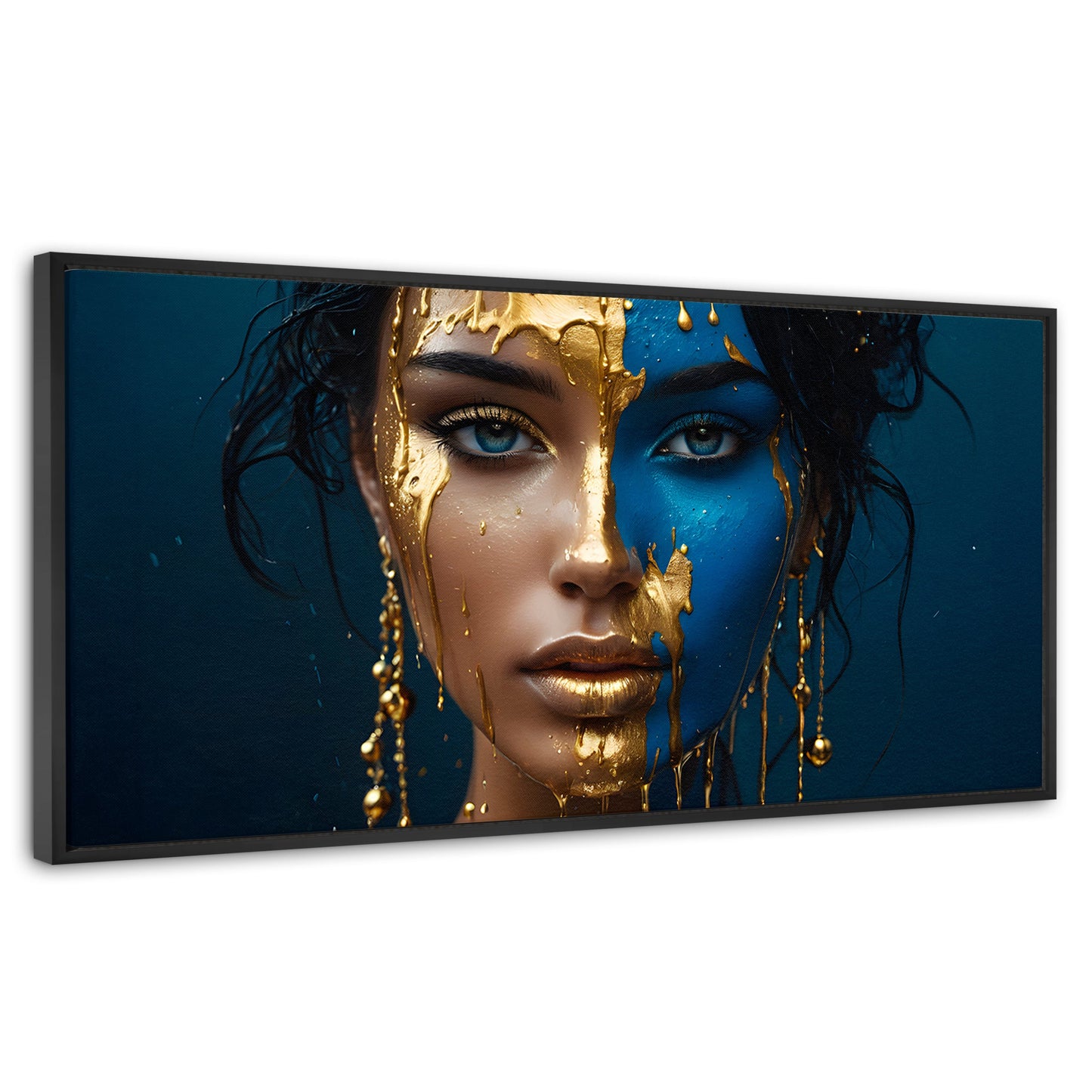 Cuadros Decorativos Canvas Revolution | Rostro Abstracto | Panoramico | Portada