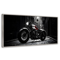 Cuadros Decorativos Canvas Revolution | Ruedas Clasicas | Panoramico | Portada | Marco Blanco