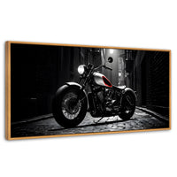 Cuadros Decorativos Canvas Revolution | Ruedas Clasicas | Panoramico | Portada | Marco Negro