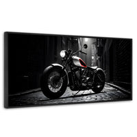 Cuadros Decorativos Canvas Revolution | Ruedas Clasicas | Panoramico | Portada | Marco Plateado