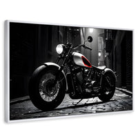 Cuadros Decorativos Canvas Revolution | Ruedas Clasicas | Rectangular | Portada | Marco Blanco