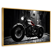 Cuadros Decorativos Canvas Revolution | Ruedas Clasicas | Rectangular | Portada | Marco Dorado