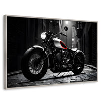 Cuadros Decorativos Canvas Revolution | Ruedas Clasicas | Rectangular | Portada | Marco Plateado