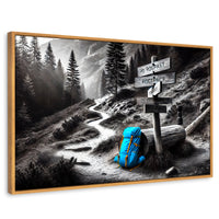 Cuadros Decorativos Canvas Revolution | Rumbo Al Bosque | Rectangular | Portada | Marco Madera