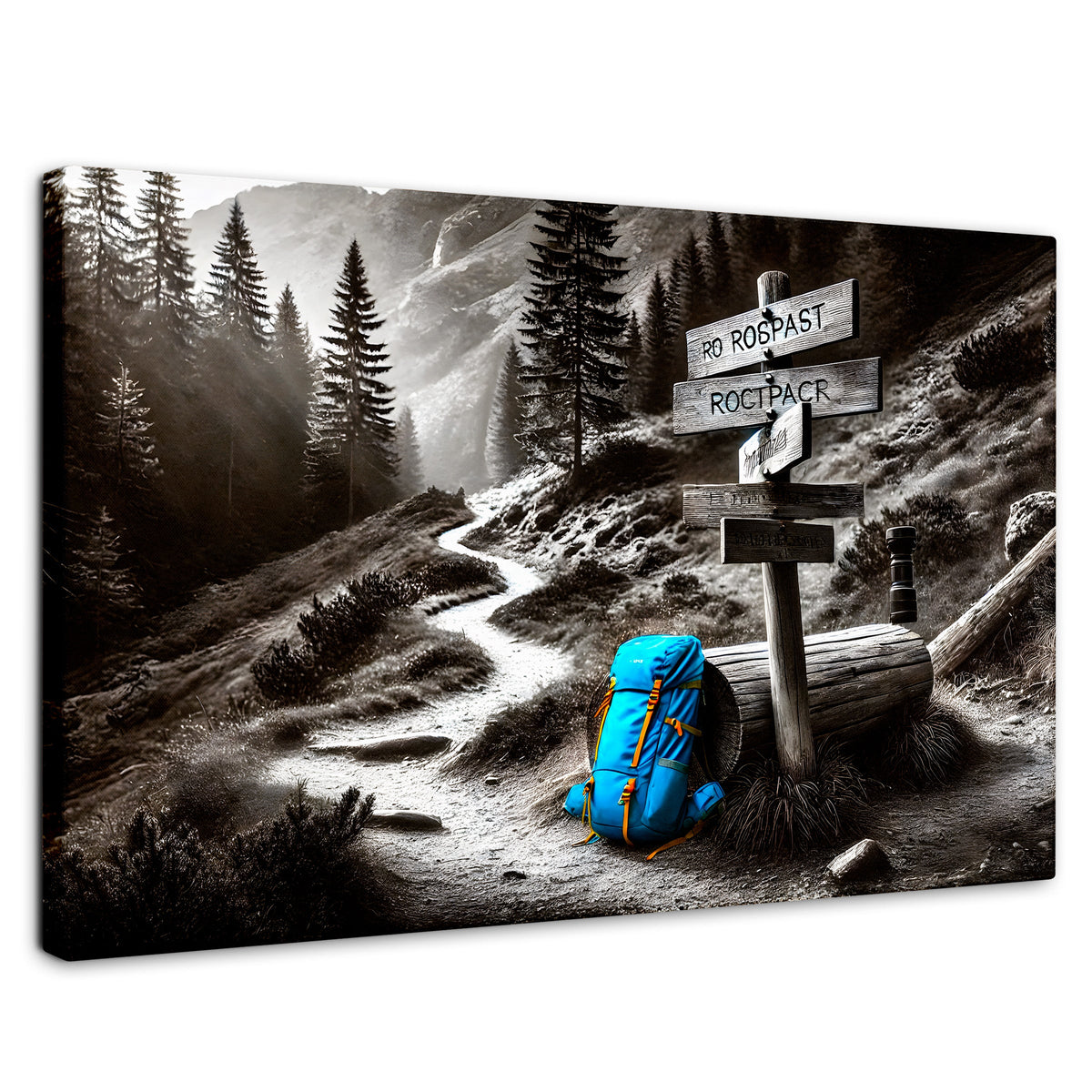 Cuadros Decorativos Canvas Revolution | Rumbo Al Bosque | Rectangular | Portada | Marco SinMarco