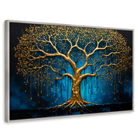 Cuadros Decorativos Canvas Revolution | Sabiduria Dorada | Rectangular | Portada | Marco Plateado