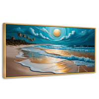 Cuadros Decorativos Canvas Revolution | Silencio En Playa | Panoramico | Portada