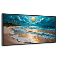 Cuadros Decorativos Canvas Revolution | Silencio En Playa | Panoramico | Portada