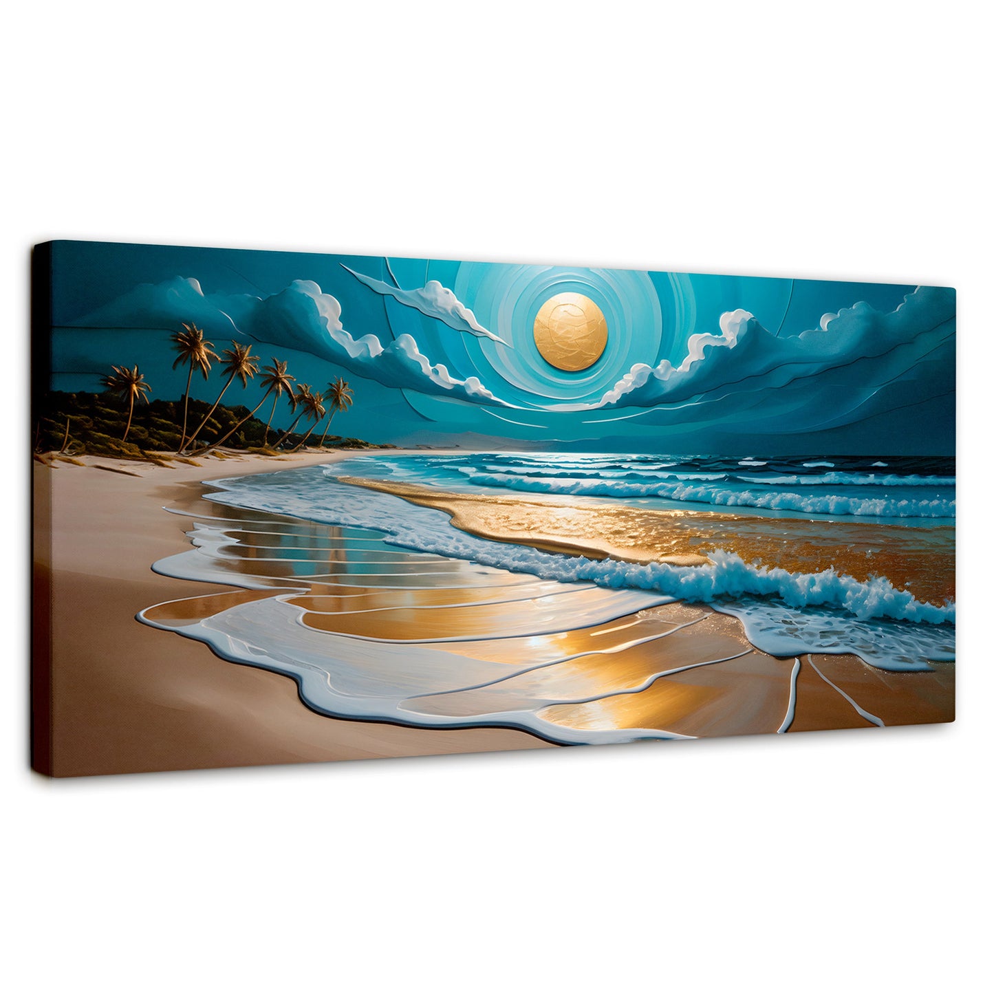 Cuadros Decorativos Canvas Revolution | Silencio En Playa | Panoramico | Portada