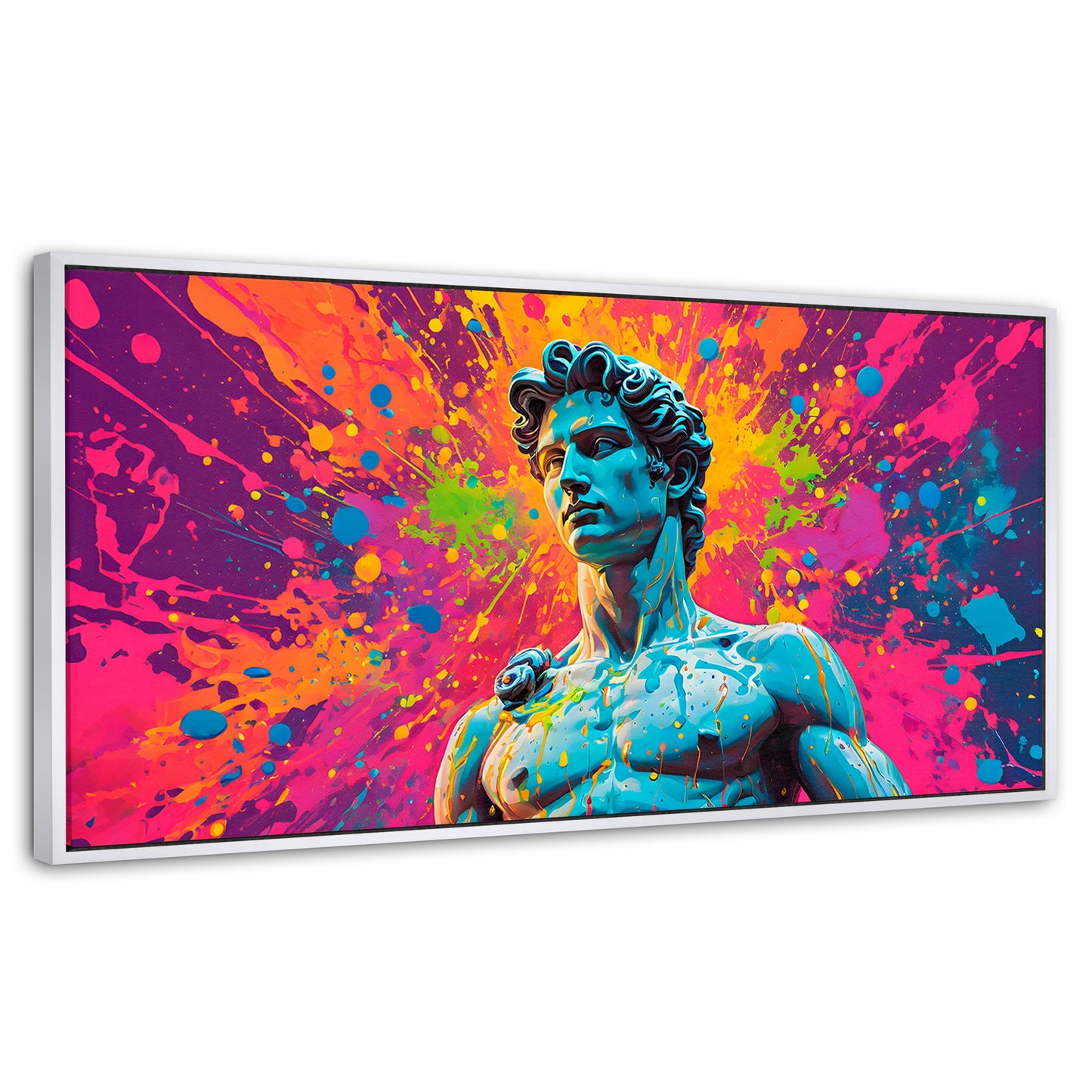 Cuadros Decorativos Canvas Revolution | Silueta Multicolor | Panoramico | Portada