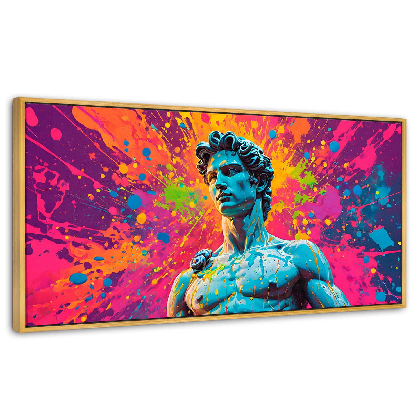 Cuadros Decorativos Canvas Revolution | Silueta Multicolor | Panoramico | Portada