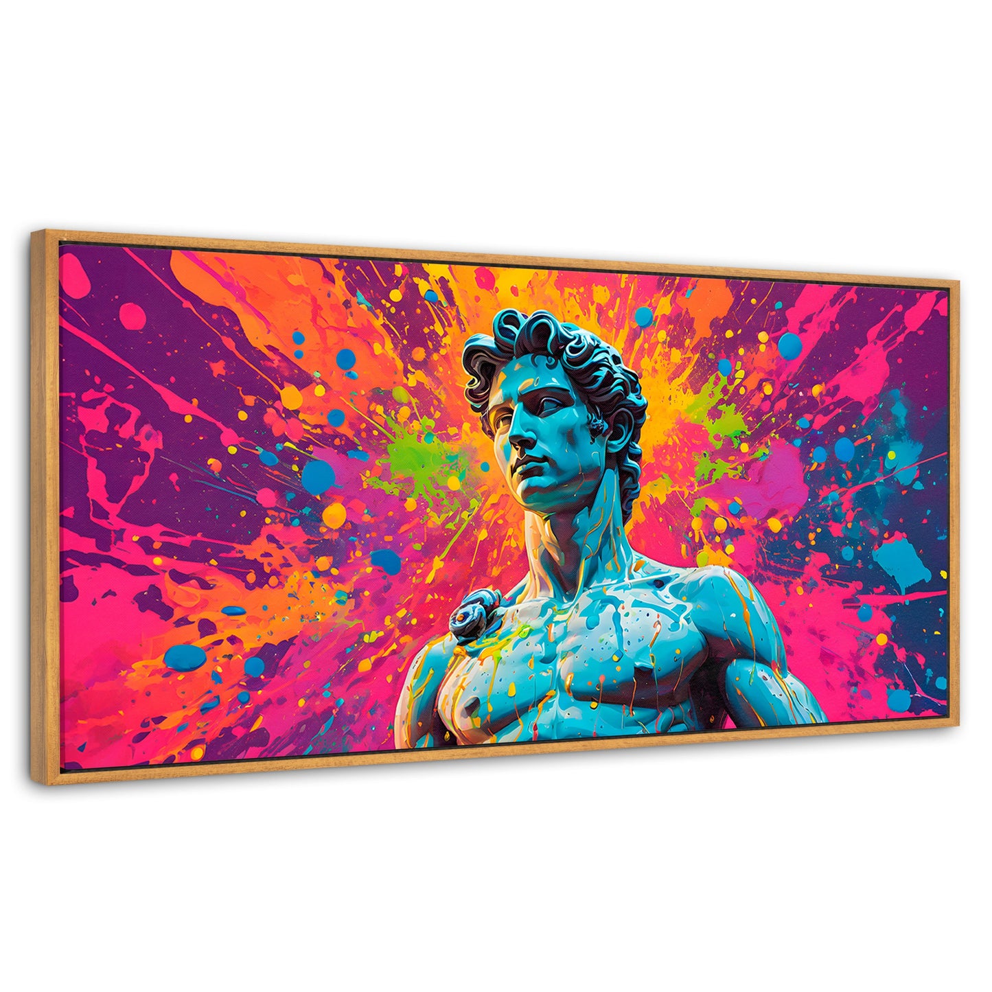 Cuadros Decorativos Canvas Revolution | Silueta Multicolor | Panoramico | Portada