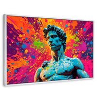 Cuadros Decorativos Canvas Revolution | Silueta Multicolor | Rectangular | Portada