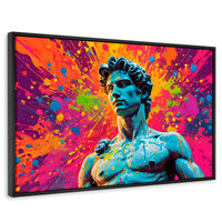 Cuadros Decorativos Canvas Revolution | Silueta Multicolor | Rectangular | Portada