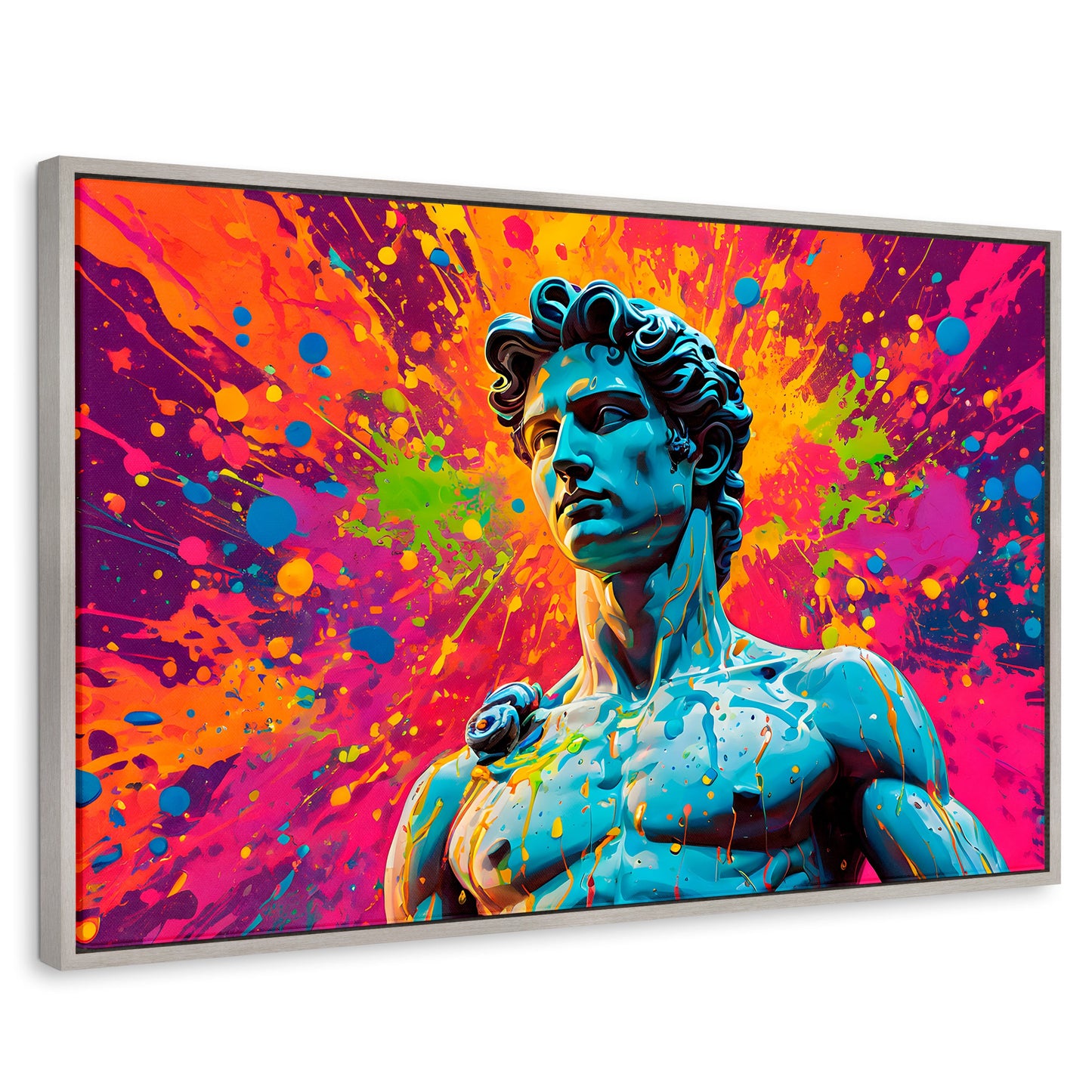 Cuadros Decorativos Canvas Revolution | Silueta Multicolor | Rectangular | Portada
