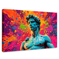 Cuadros Decorativos Canvas Revolution | Silueta Multicolor | Rectangular | Portada