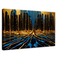 Cuadros Decorativos Canvas Revolution | Simetria Liquida | Rectangular | Portada | Marco SinMarco
