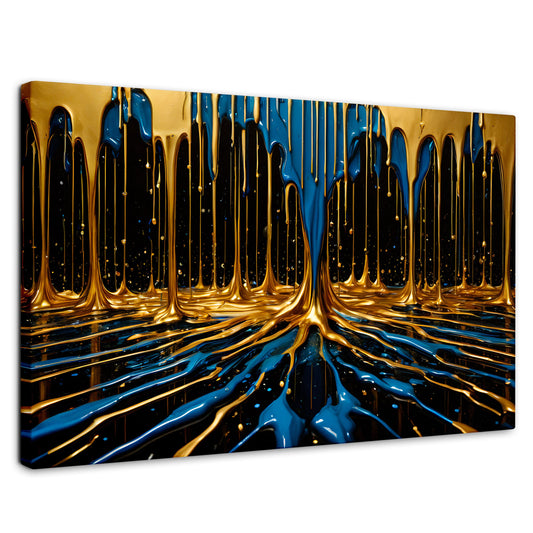 Cuadros Decorativos Canvas Revolution | Simetria Liquida | Rectangular | Portada | Marco SinMarco