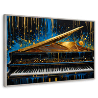 Cuadros Decorativos Canvas Revolution | Sinfonia Cromatica | Rectangular | Portada | Marco Plateado