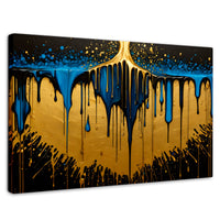 Cuadros Decorativos Canvas Revolution | Sinfonia Dorada | Rectangular | Portada | Marco SinMarco