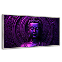 Cuadros Decorativos Canvas Revolution | Sinfonia Purpura | Panoramico | Portada | Marco Blanco