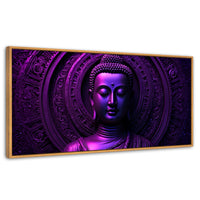 Cuadros Decorativos Canvas Revolution | Sinfonia Purpura | Panoramico | Portada | Marco Negro