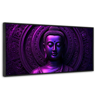 Cuadros Decorativos Canvas Revolution | Sinfonia Purpura | Panoramico | Portada | Marco Plateado