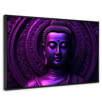 Cuadros Decorativos Canvas Revolution | Sinfonia Purpura | Rectangular | Portada | Marco Negro