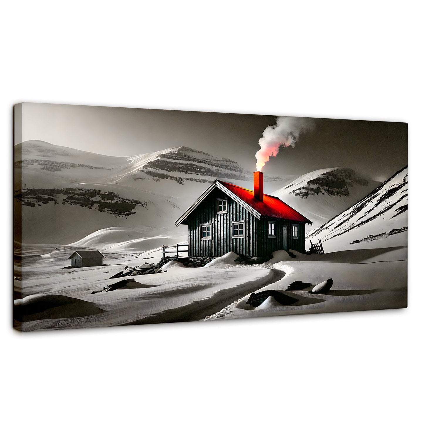 Cuadros Decorativos Canvas Revolution | Techo En Fuego | Panoramico | Portada | Marco SinMarco