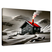 Cuadros Decorativos Canvas Revolution | Techo En Fuego | Rectangular | Portada | Marco SinMarco
