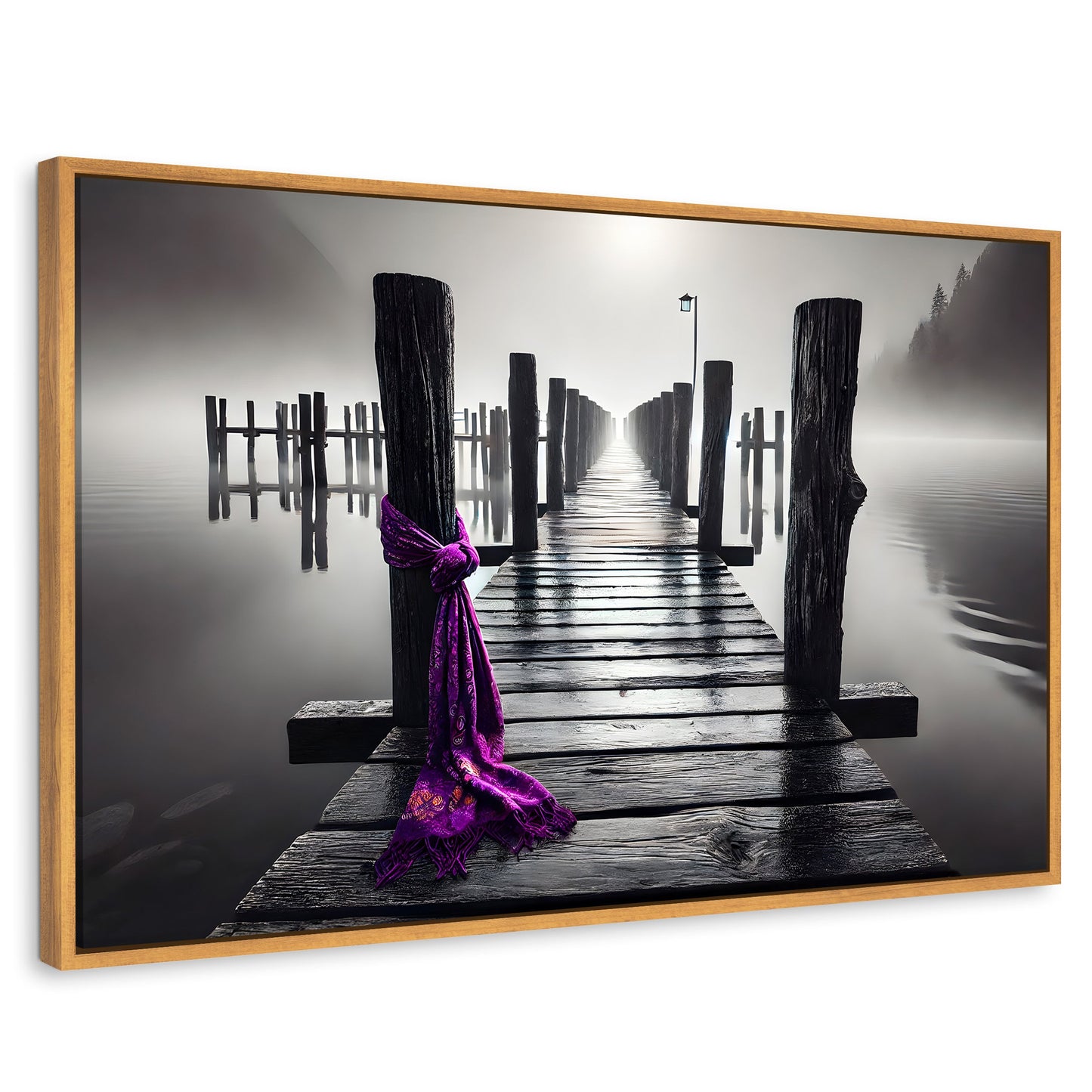 Cuadros Decorativos Canvas Revolution | Tela Al Viento | Rectangular | Portada | Marco Madera