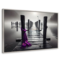 Cuadros Decorativos Canvas Revolution | Tela Al Viento | Rectangular | Portada | Marco Plateado