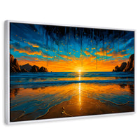 Cuadros Decorativos Canvas Revolution | Tranquilidad Dorada | Rectangular | Portada