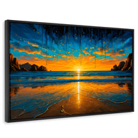 Cuadros Decorativos Canvas Revolution | Tranquilidad Dorada | Rectangular | Portada