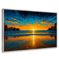 Cuadros Decorativos Canvas Revolution | Tranquilidad Dorada | Rectangular | Portada