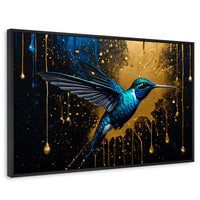 Cuadros Decorativos Canvas Revolution | Travesia Dorada | Rectangular | Portada | Marco Negro