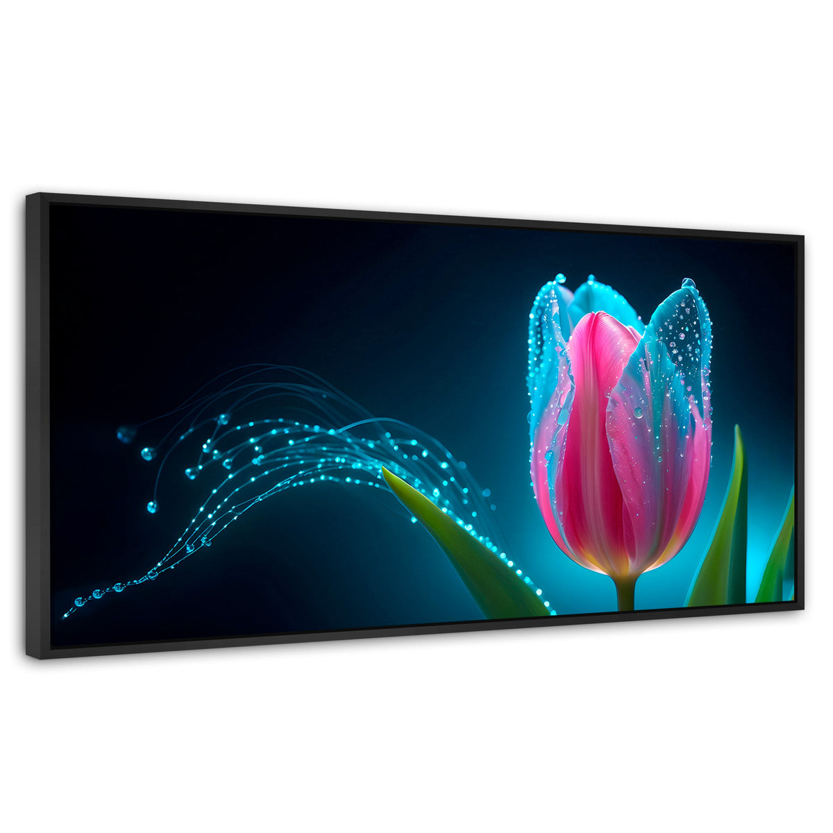 Cuadros Decorativos Canvas Revolution | Tulipan Aura Viva | Panoramico | Portada