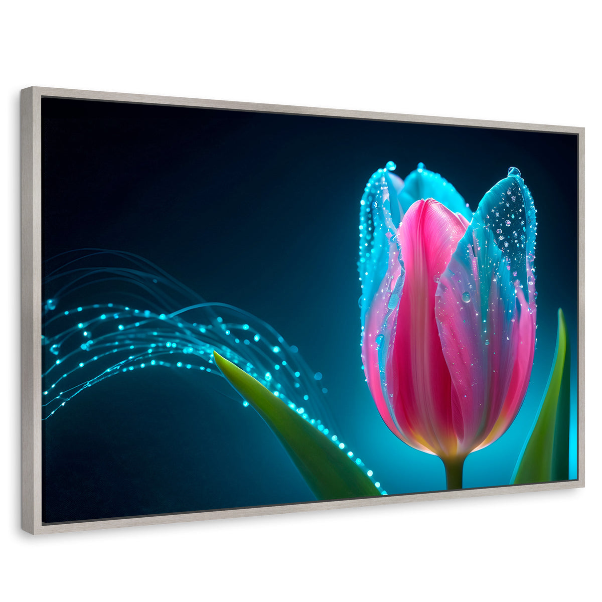 Cuadros Decorativos Canvas Revolution | Tulipan Aura Viva | Rectangular | Portada