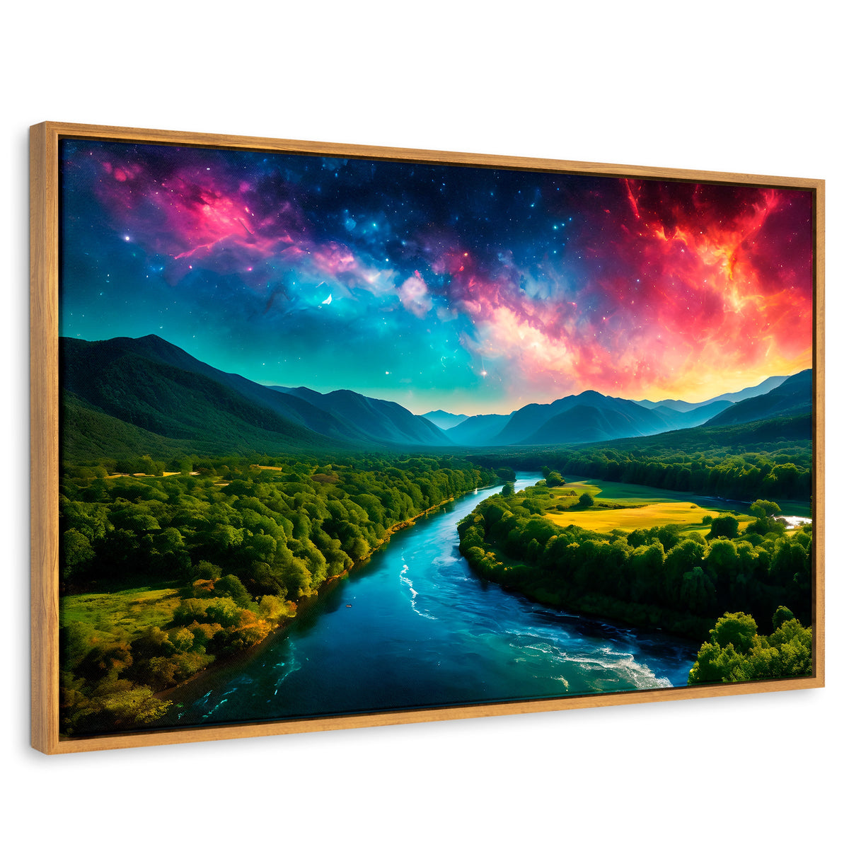 Cuadros Decorativos Canvas Revolution | Valle Rio Nebuloso | Rectangular | Portada