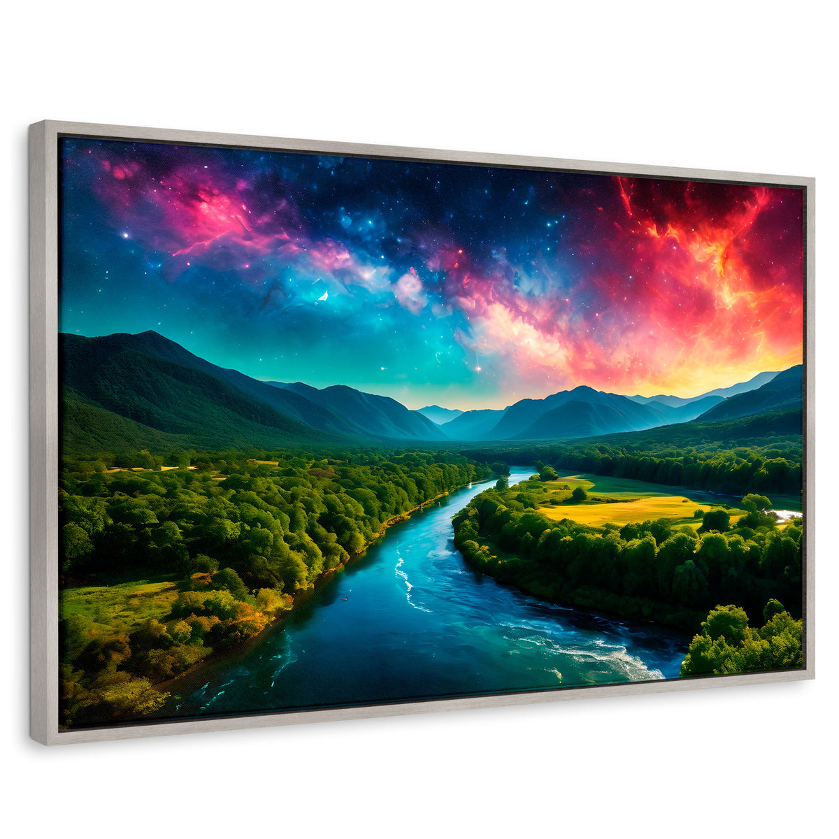 Cuadros Decorativos Canvas Revolution | Valle Rio Nebuloso | Rectangular | Portada