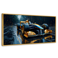 Cuadros Decorativos Canvas Revolution | Velocidad Tormenta | Panoramico | Portada | Marco Madera